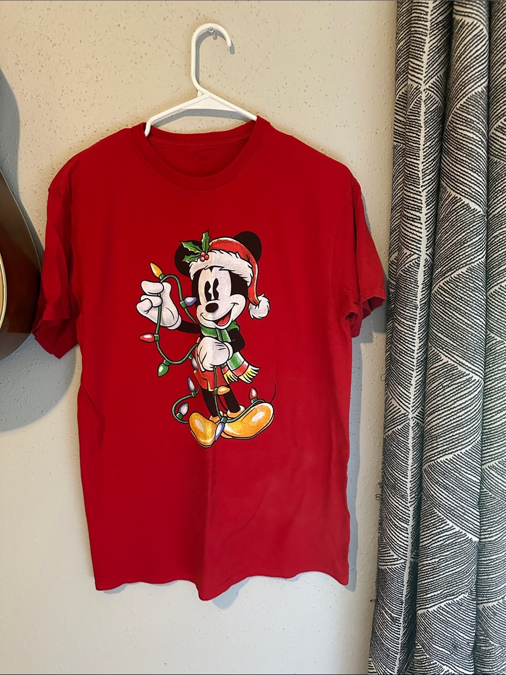 Disney Red Mickey Mouse Holiday T-Shirt